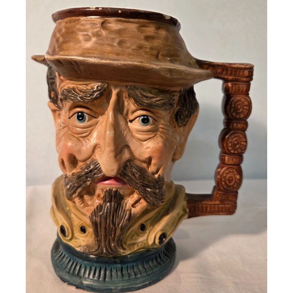 Vintage Norleans Character Toby Mug Hand Painted Portugal Mug